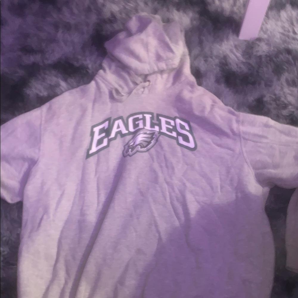 Eagles Gray Hoodie NFL Team Apparel